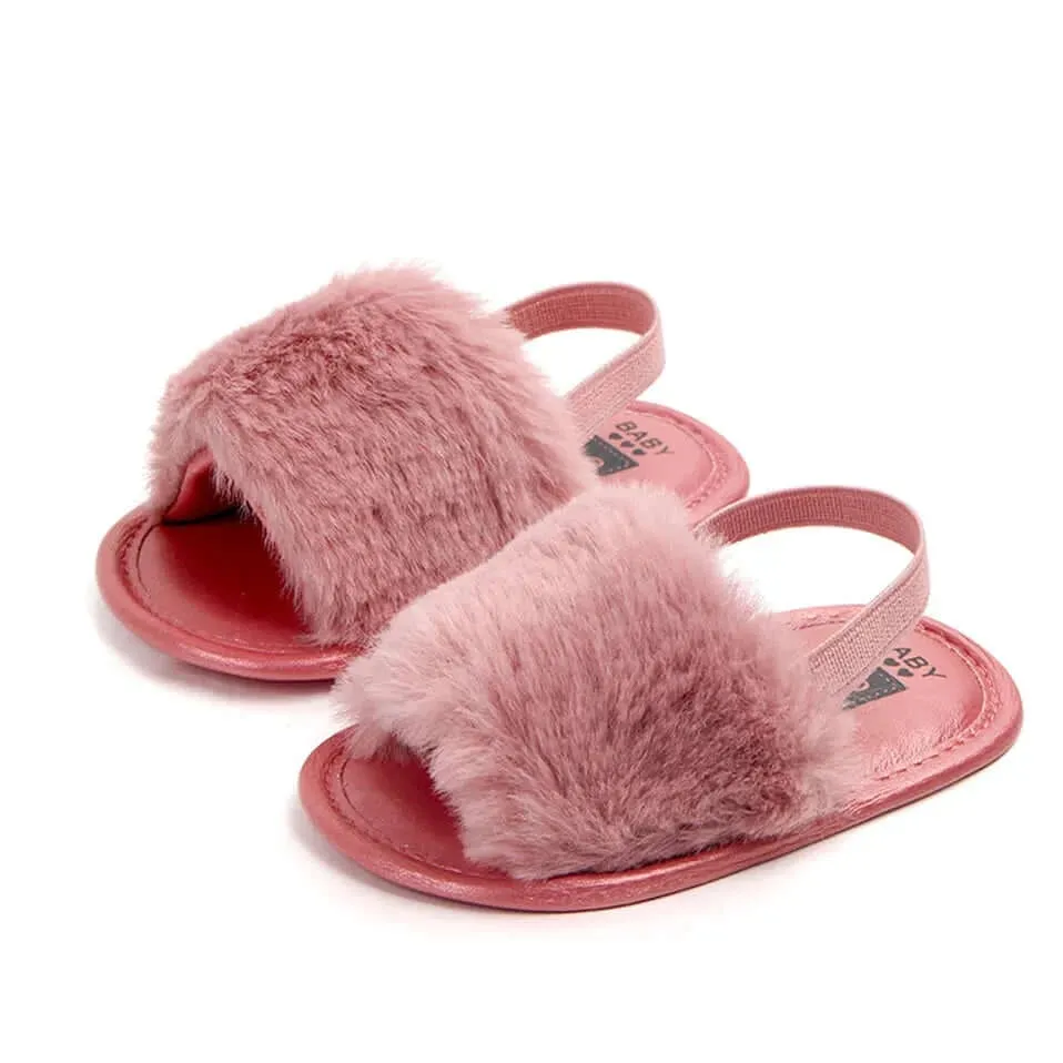 Fluffy Baby Slides