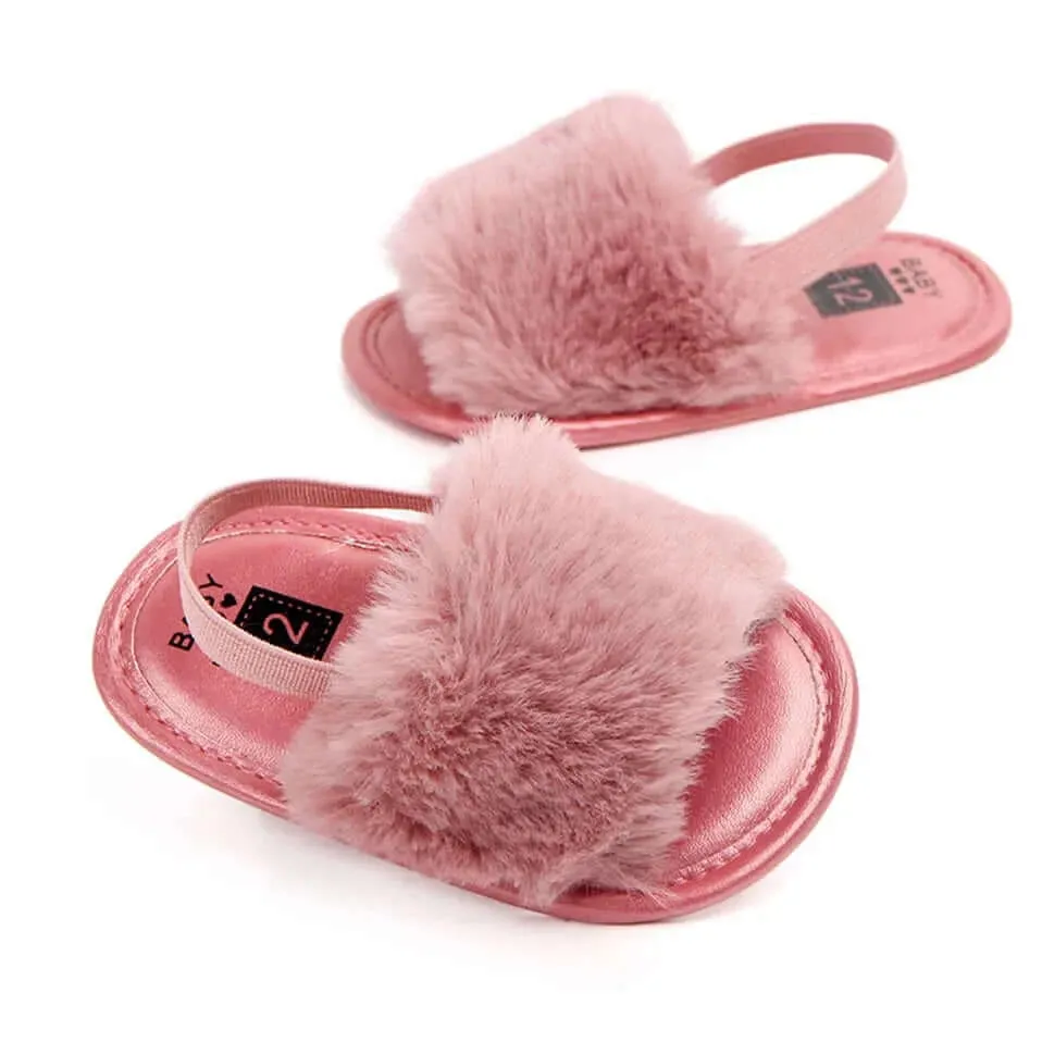 Fluffy Baby Slides