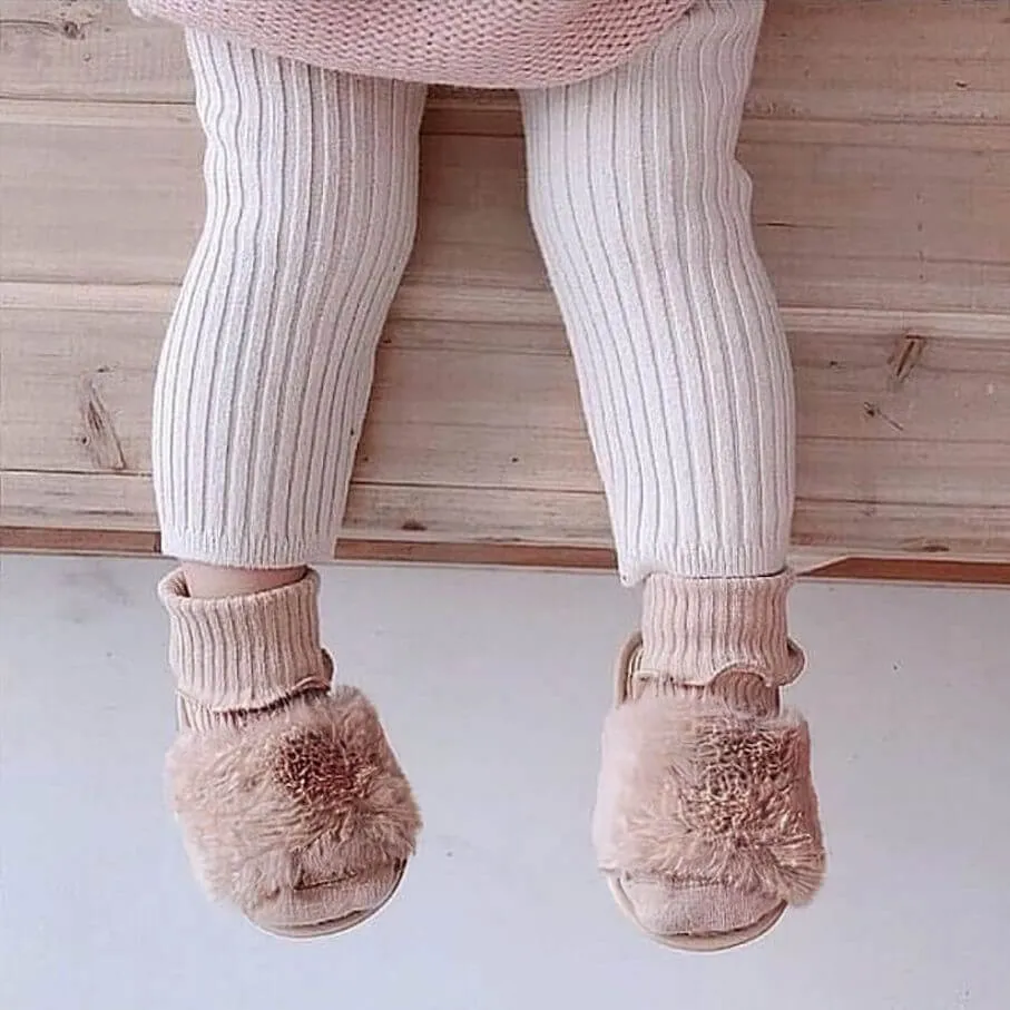 Fluffy Baby Slides