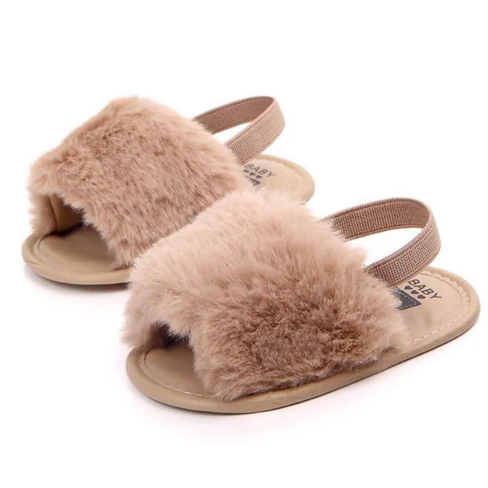 Fluffy Baby Slides