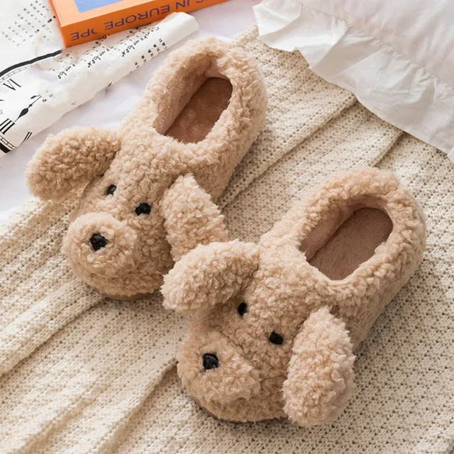 Fluffy Cute Animal Slippers