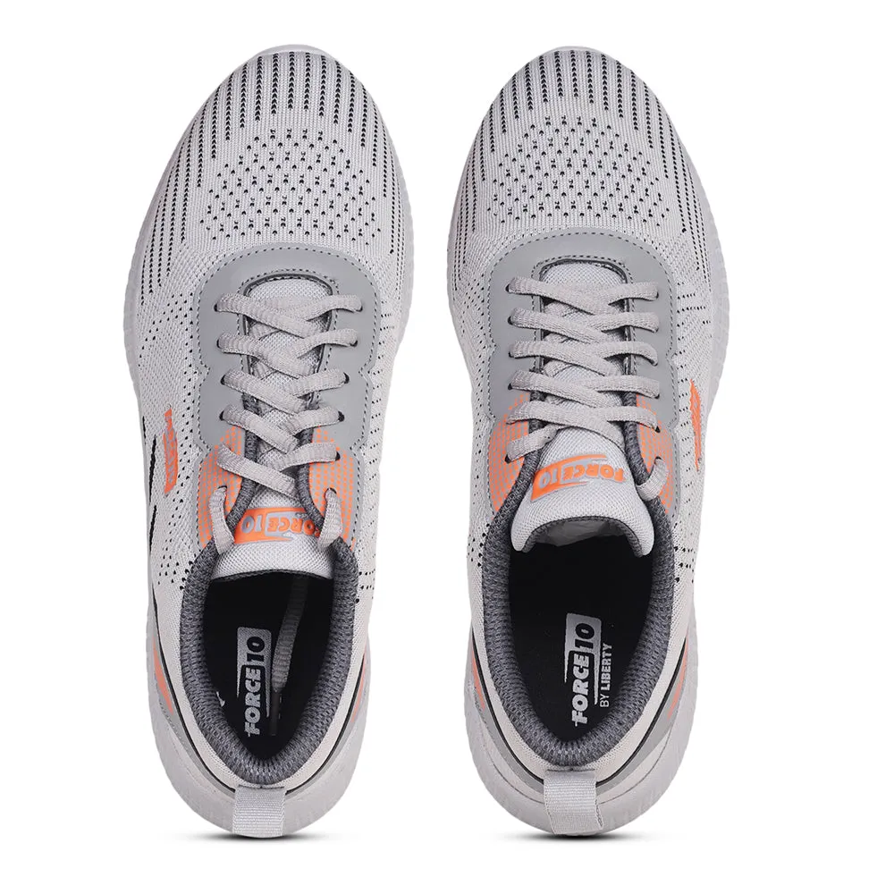 Force 10 By Liberty Men FRANKY-EB L.Grey Sports Lacing Shoes