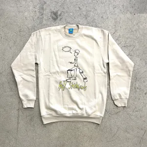 Frog Skater Crewneck Sand