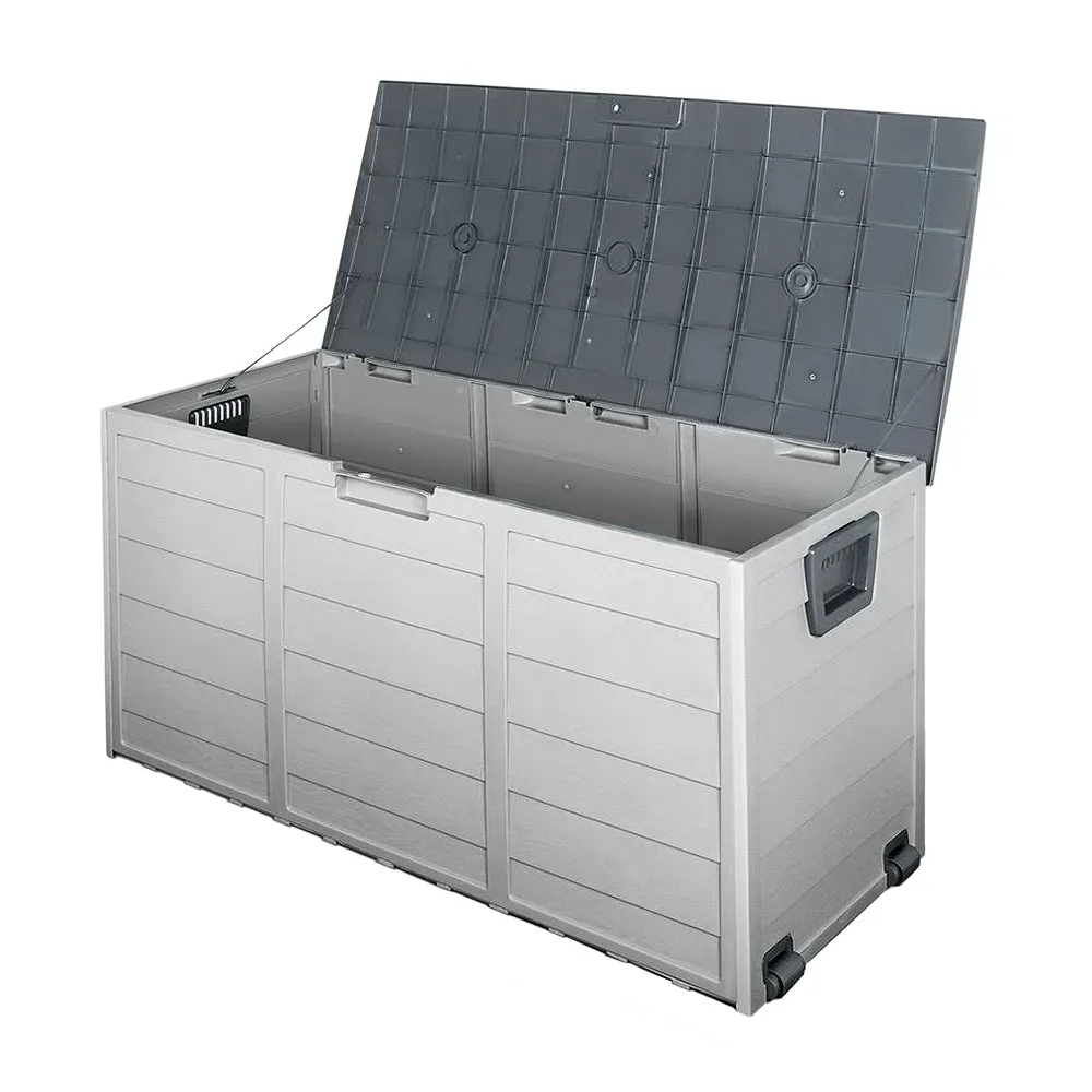 Gardeon 290L Outdoor Storage Box - Grey