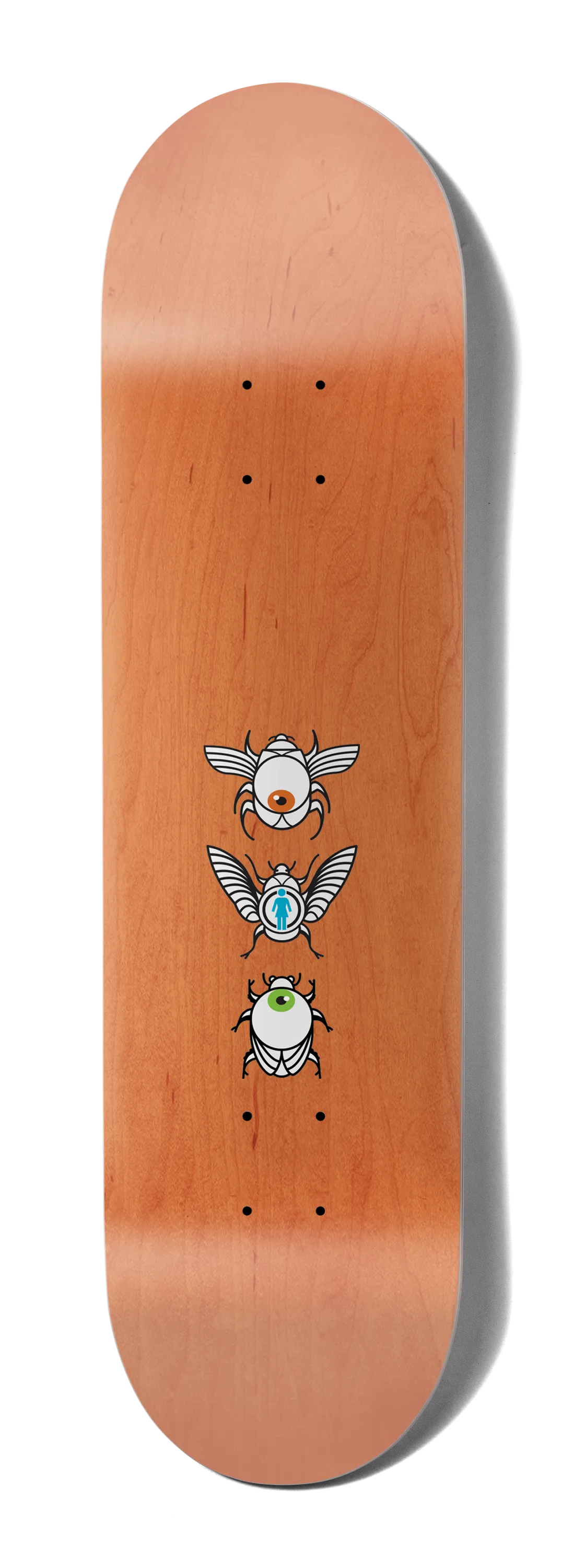 Girl Skateboard Deck Beetle Bum Niels Bennett 8.25"