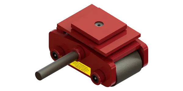 Hevi-Haul Compact Swivel Skate HCS-25 | 12.5 Ton Capacity - Steel Rollers