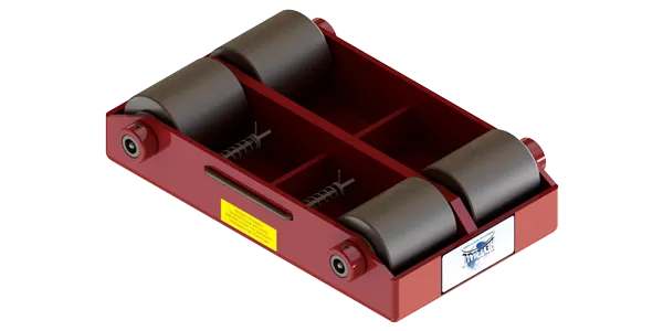 Hevi-Haul Short Straight Skate HX-30 | 15 Ton Capacity - Steel Rollers