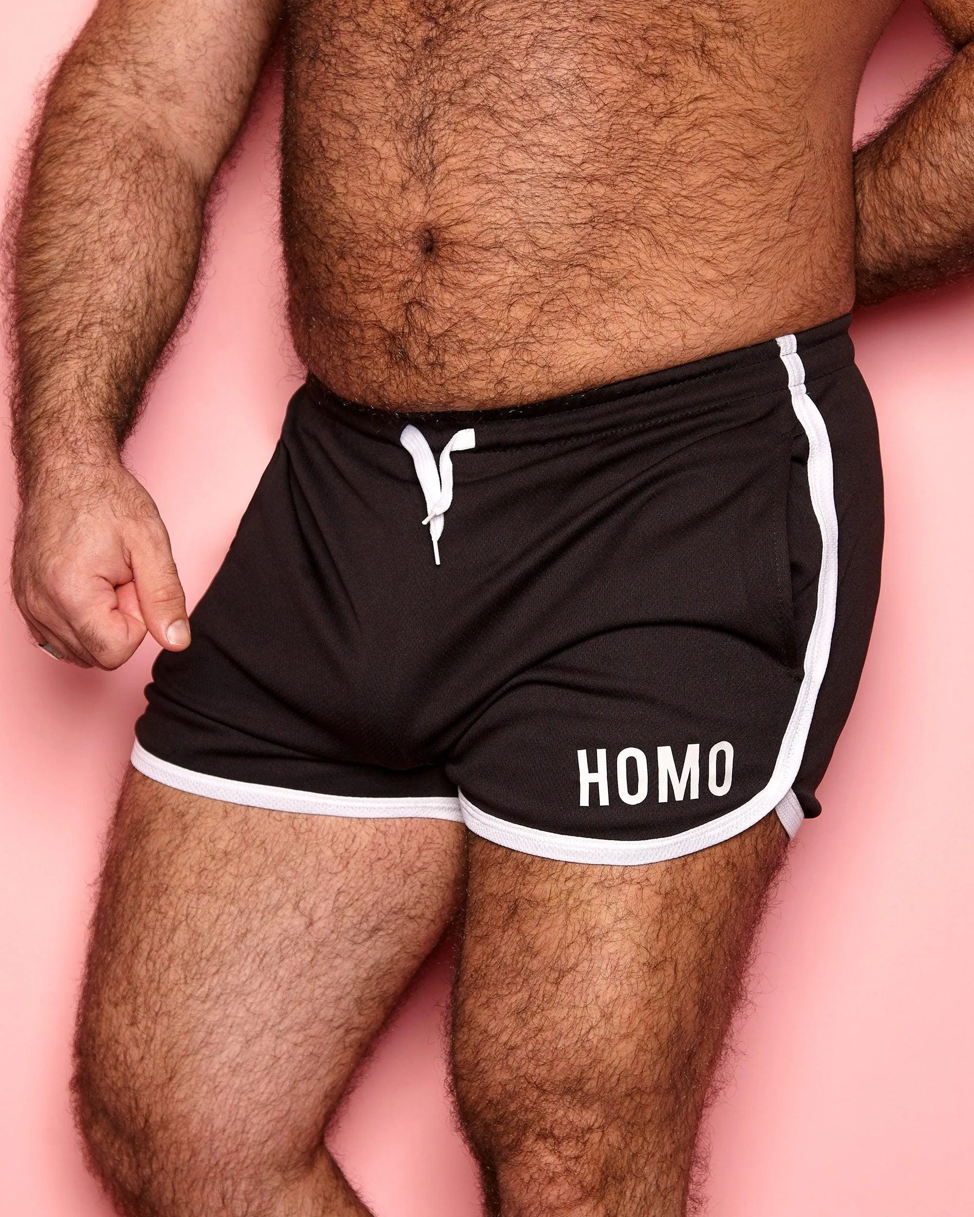 HOMO, Black & White - Short Shorts