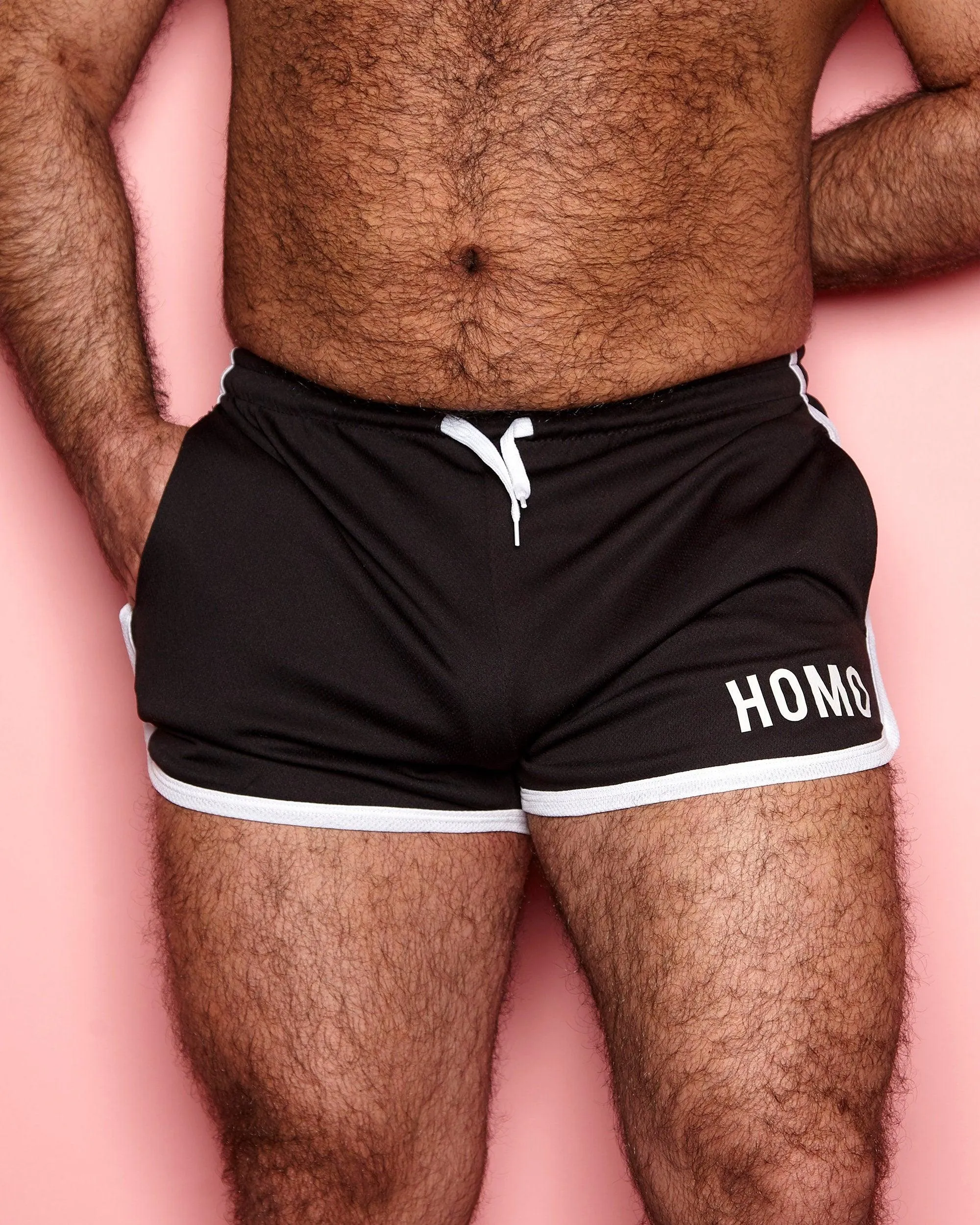 HOMO, Black & White - Short Shorts