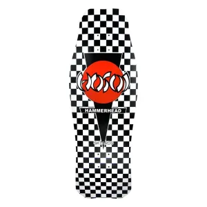 Hosoi 10.5" x 31" O.G. Hammerhead Checkerboard Black Skateboard Deck