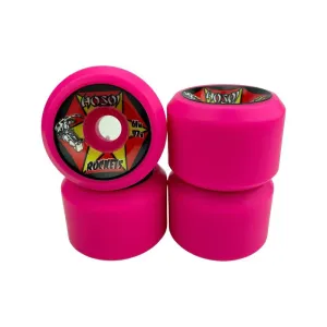 Hosoi 61mm 97a Rockets Pink Skateboard Wheels 4pk