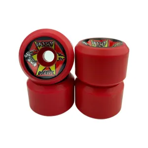 Hosoi 61mm 97a Rockets Red Skateboard Wheels 4pk