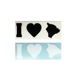 *I Love Big Isle Diecut Sticker