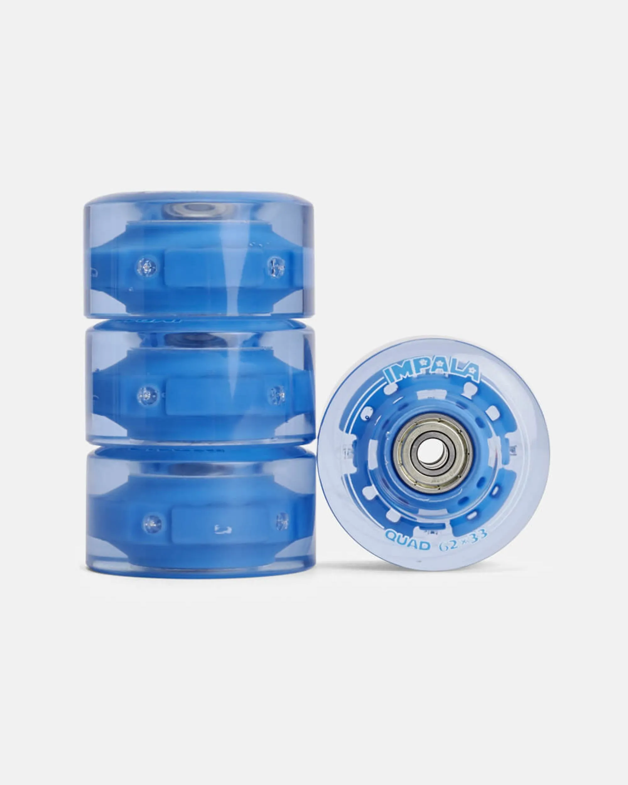 Impala Light Up Quad Wheel 4pk - Blue