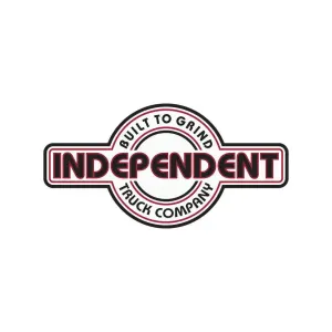 Independent Bauhaus White Sticker 4"