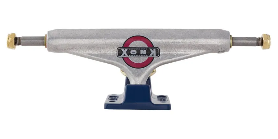 Independent Stage 11 Forged Hollow Tom Knox Silver Blue Trucks