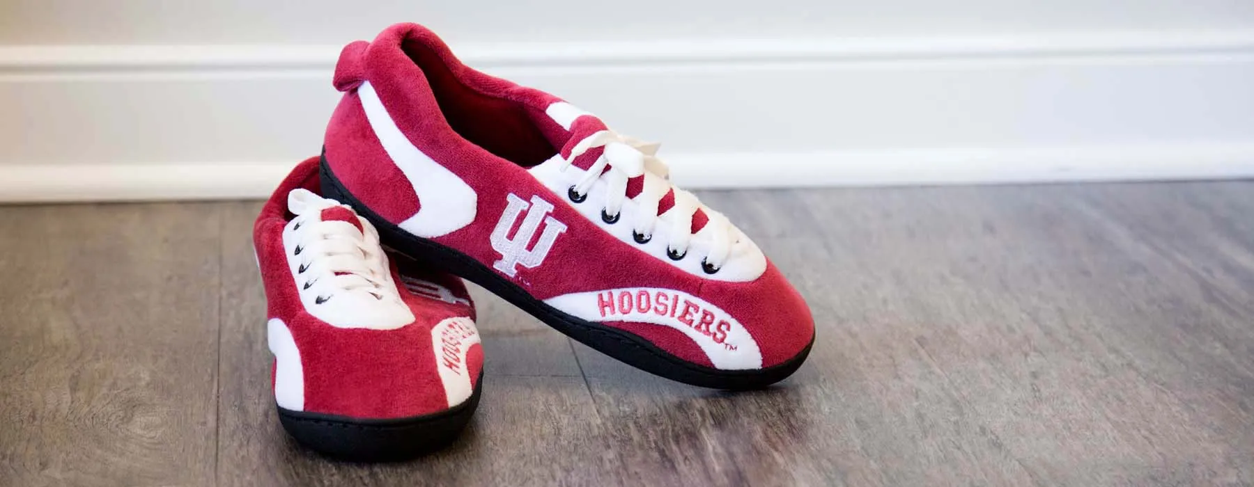 Indiana Hoosiers All Around Rubber Soled Slippers