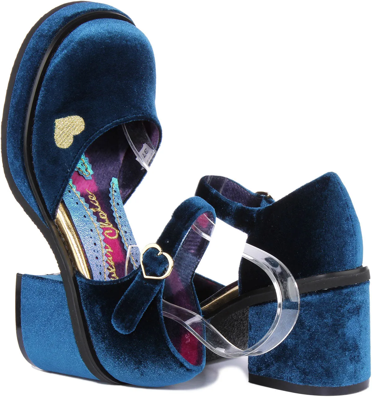 Irregular Choice Night Fever In Navy For Women