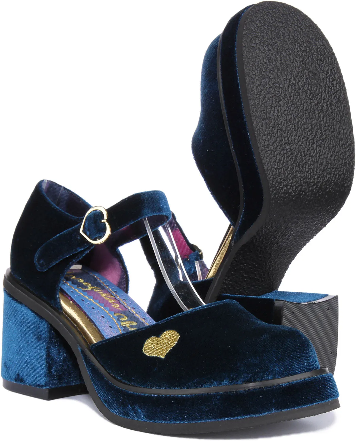 Irregular Choice Night Fever In Navy For Women