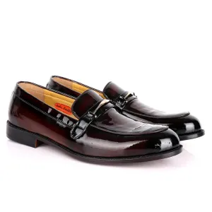 John Foster Plain Designed Wetlips Men's Shoes