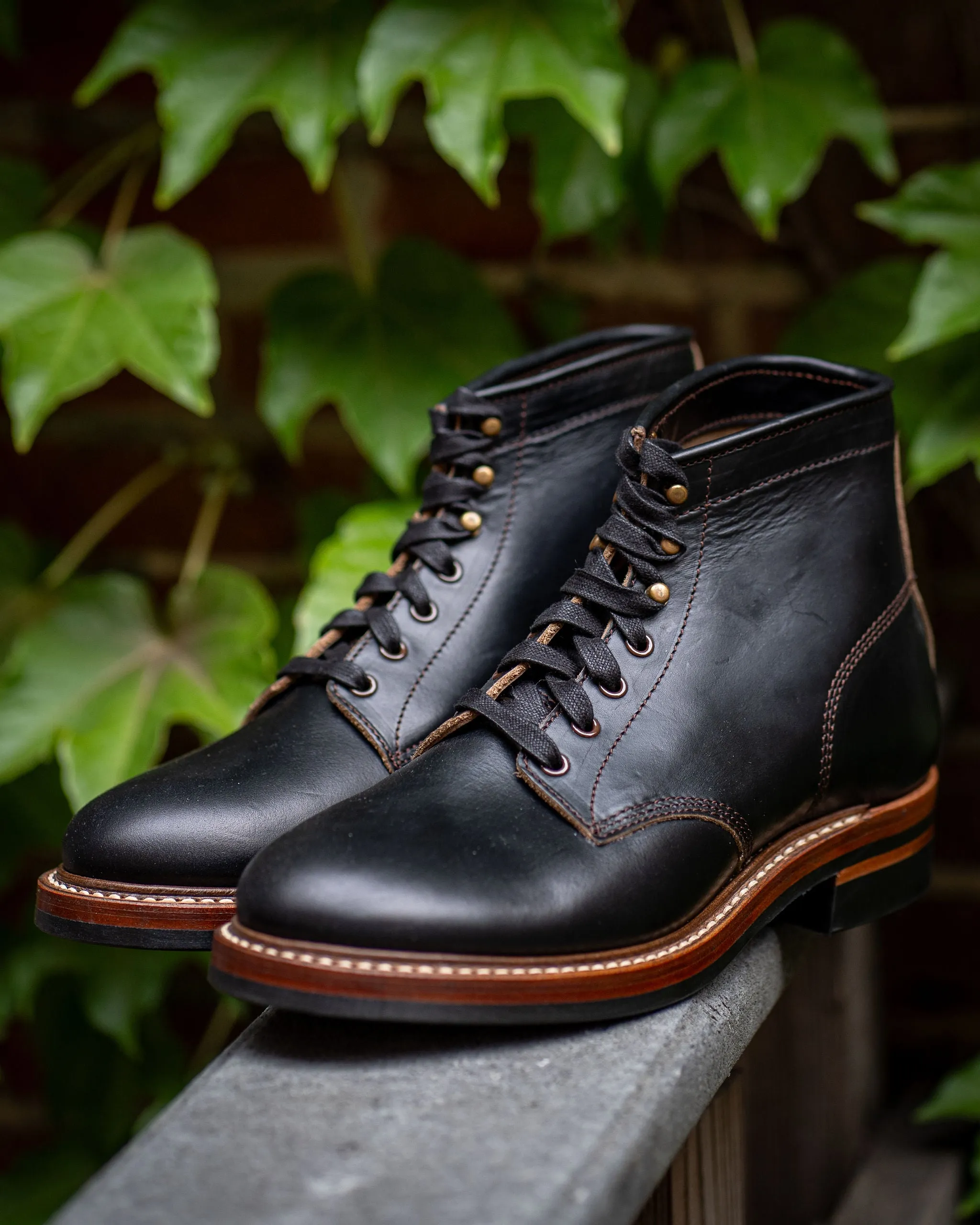 John Lofgren El Capitan Boots - Horween Leather Black Chromexcel