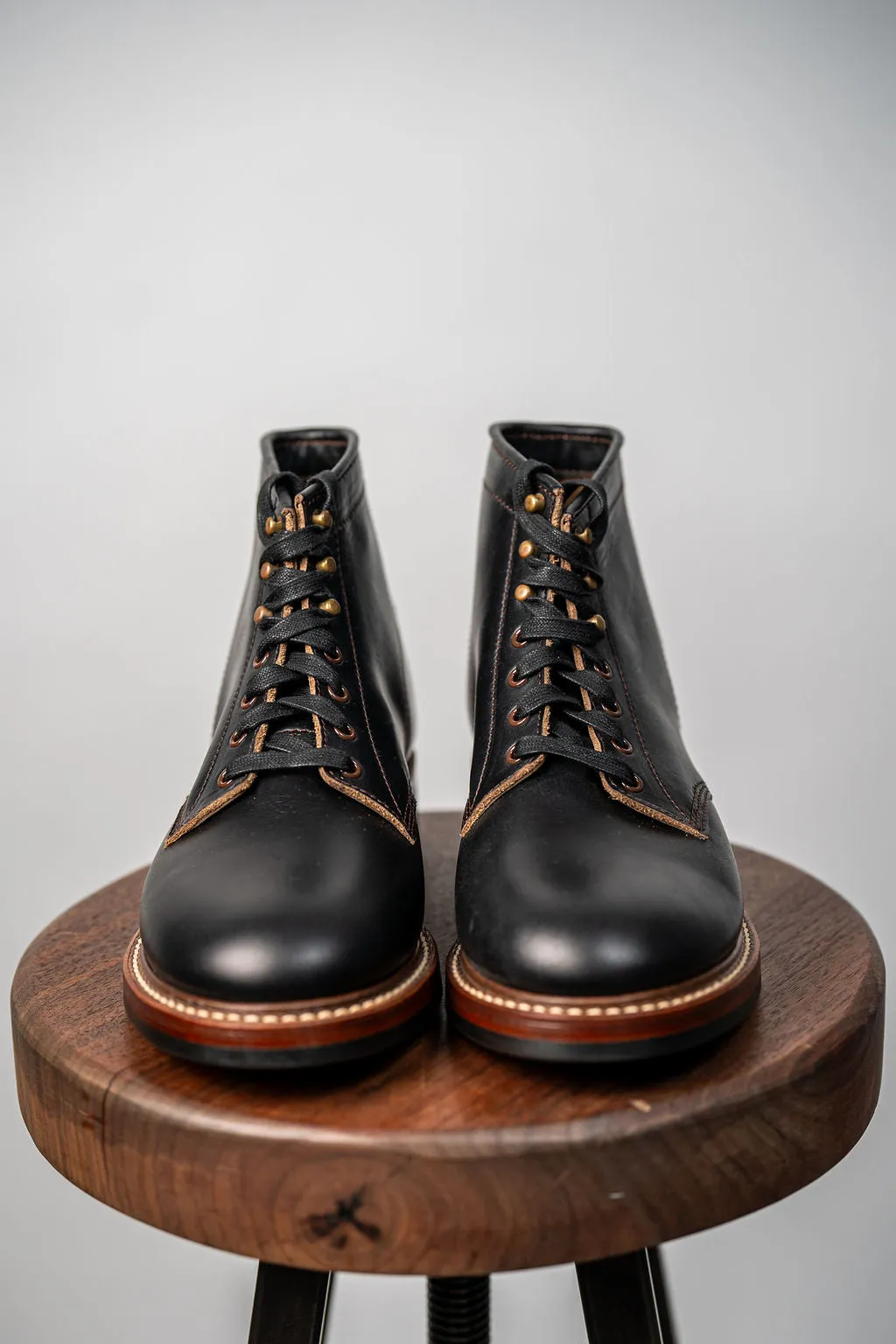 John Lofgren El Capitan Boots - Horween Leather Black Chromexcel