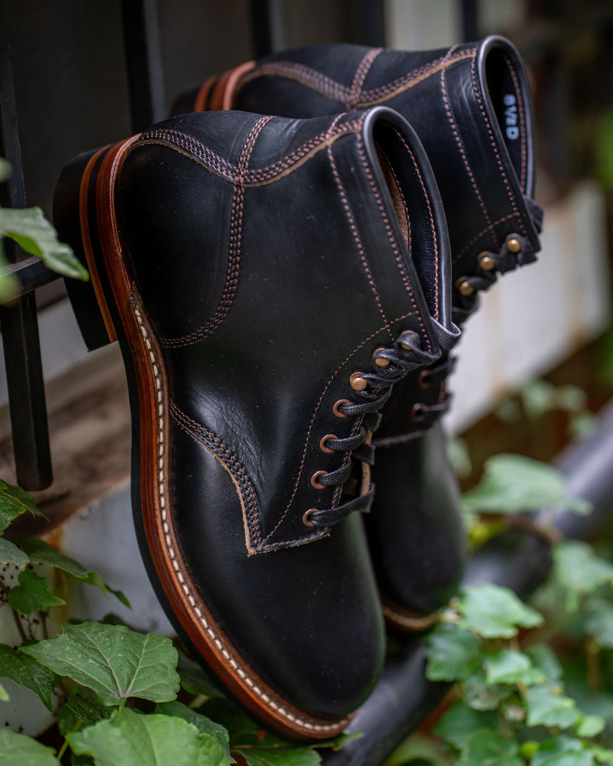 John Lofgren El Capitan Boots - Horween Leather Black Chromexcel