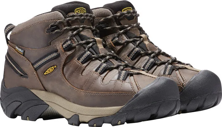 'Keen Outdoor' Men's Targhee II WP Mid Hiker - Shitake / Brindle (Wide)