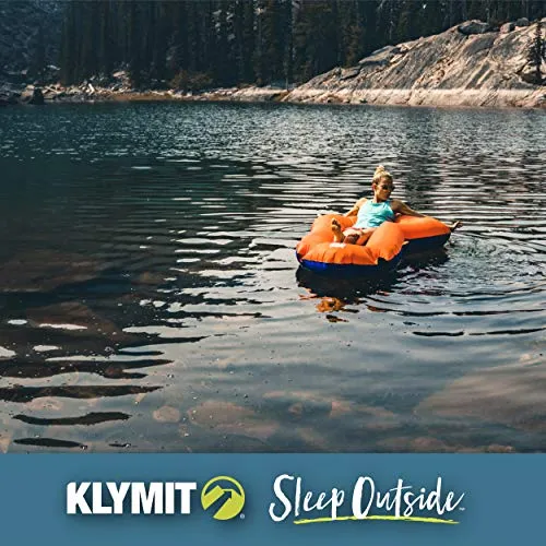 Klymit Litewater Dinghy (LWD) Packraft Inflatable Kayak, Light Inflatable Raft Packs Small for Backpacking, One Size, ORANGE-2020