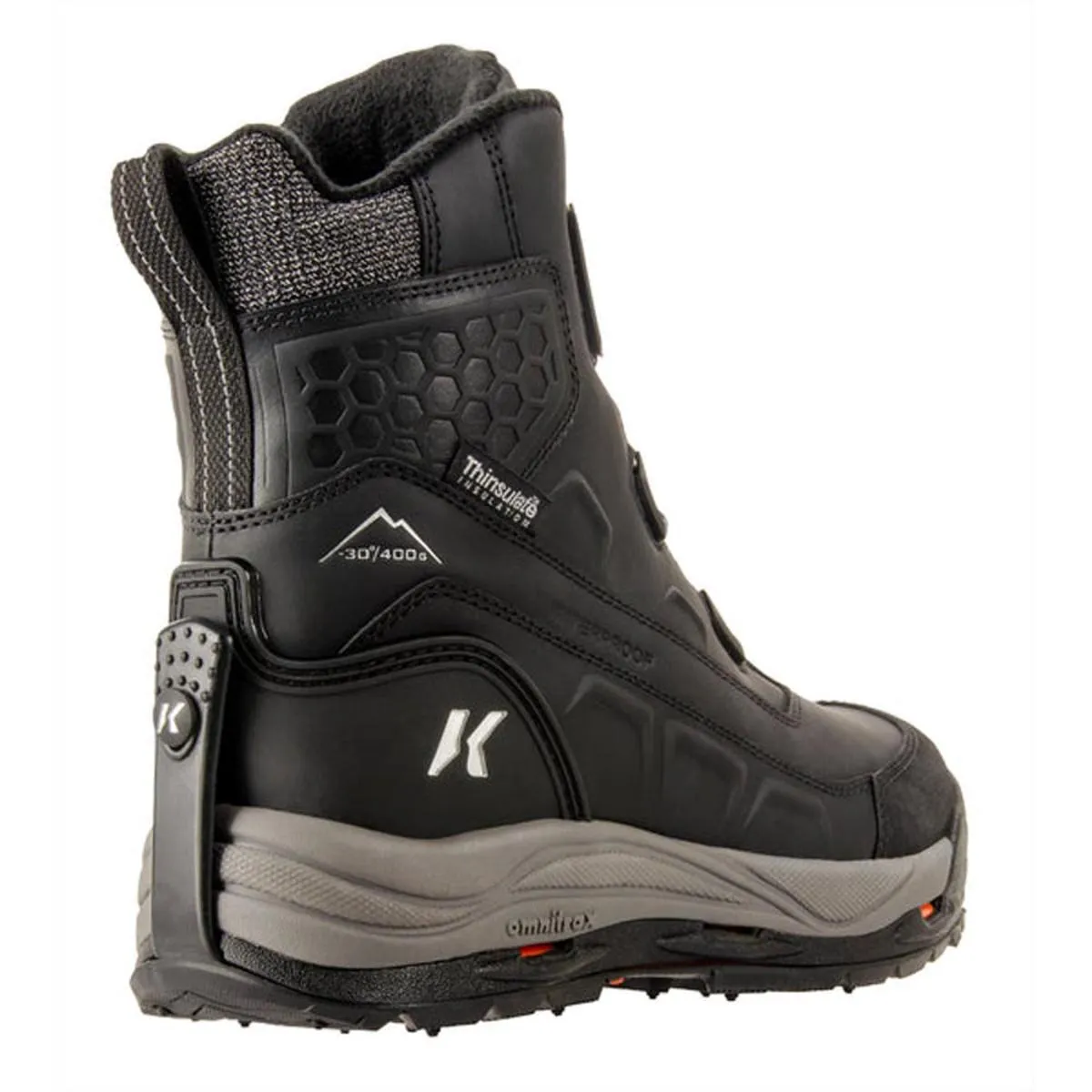 Korkers Men's Snowmageddon Boa Outdoor Boots with SnowTrac Sole