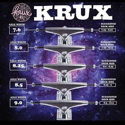 Krux X Stranger Things Crew K5 Polished Trucks