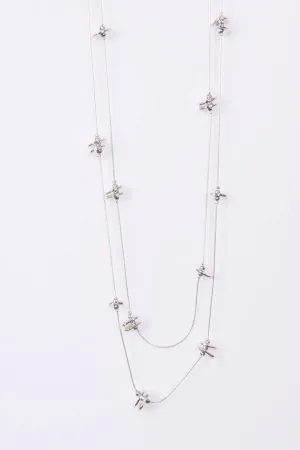 Lagenlook Necklace with Abstract Shape for Women