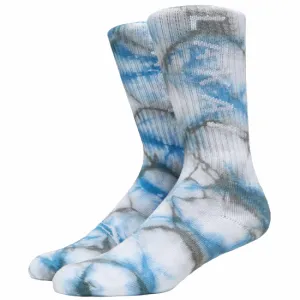 Lakai Simple Crew Socks - Navy Tie Dye