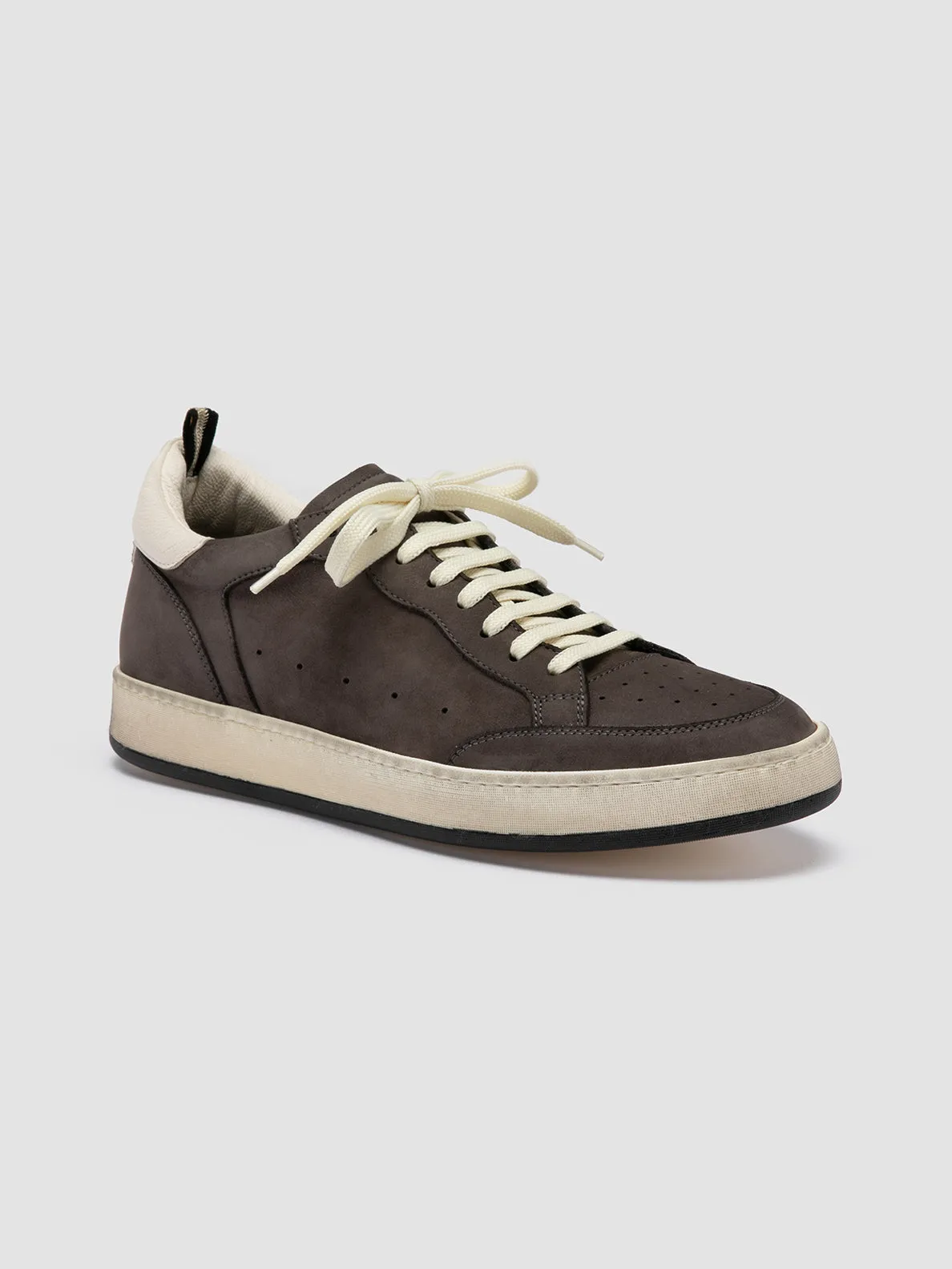 MAGIC 002 - Grey Nubuk Low Top Sneakers