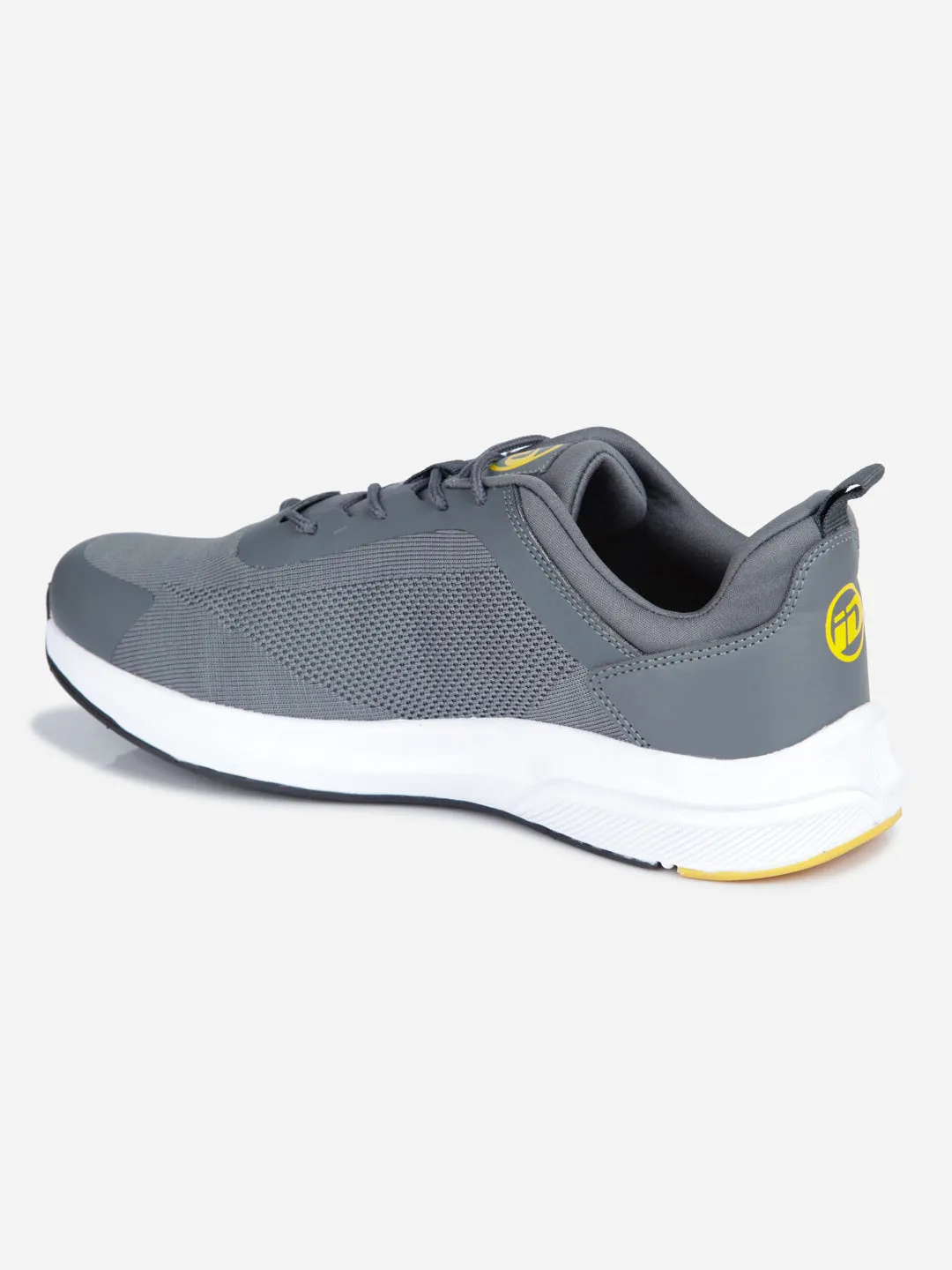 Men's Grey Lace Up Sneaker (ID7519)