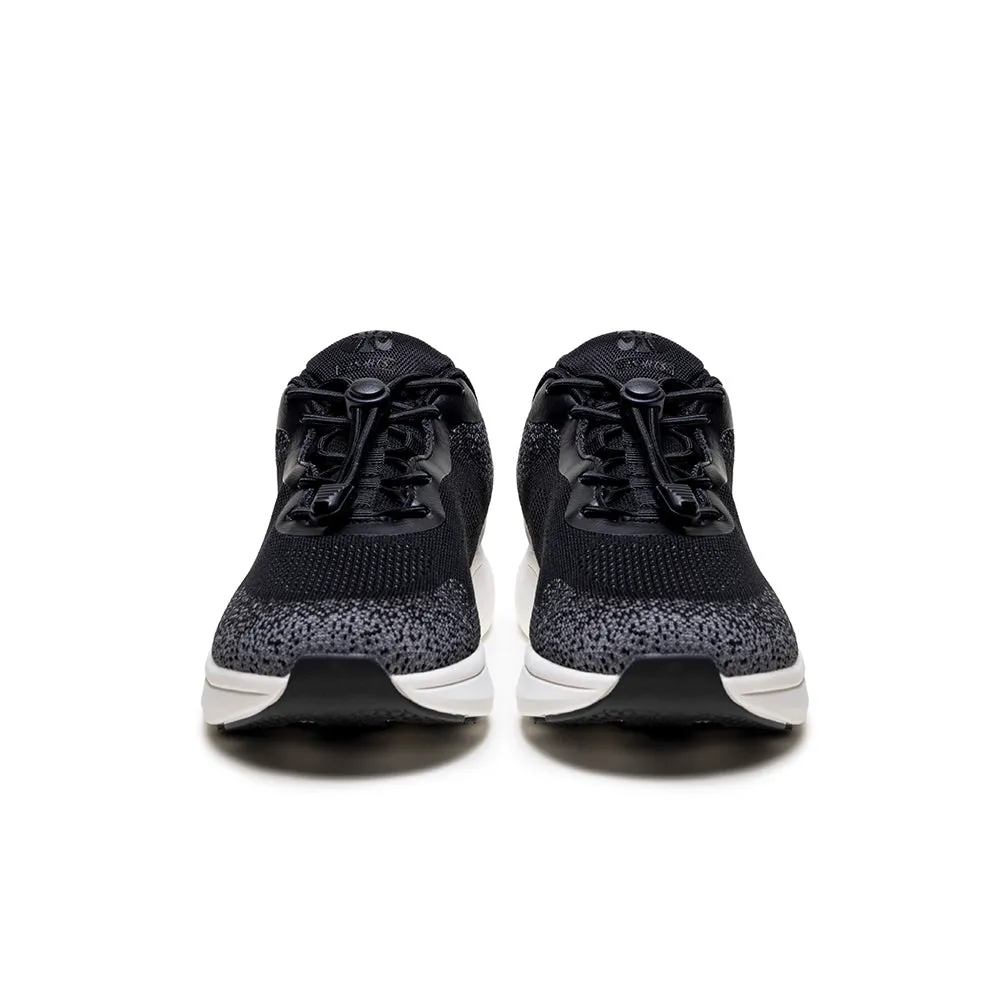 Men's RYL Black Leather Sneakers 07042-889