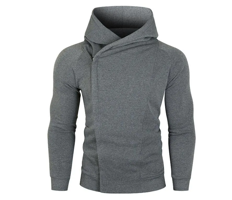 Men's Zipper Casual Hooded Sweatshirt