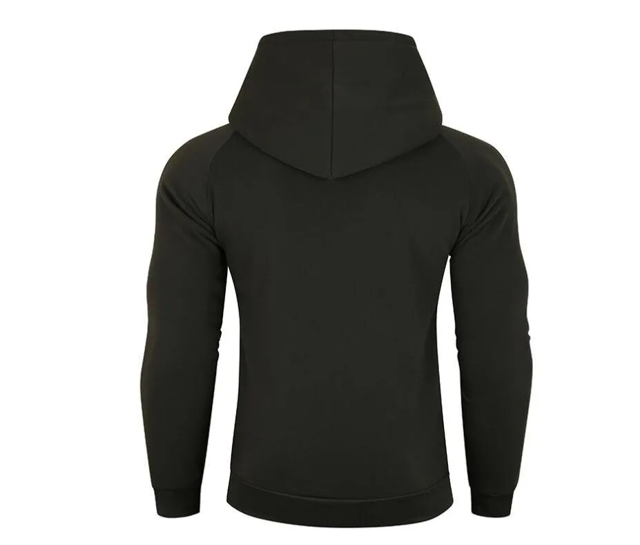 Men's Zipper Casual Hooded Sweatshirt