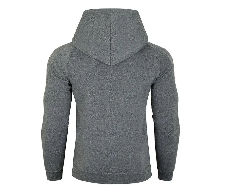 Men's Zipper Casual Hooded Sweatshirt