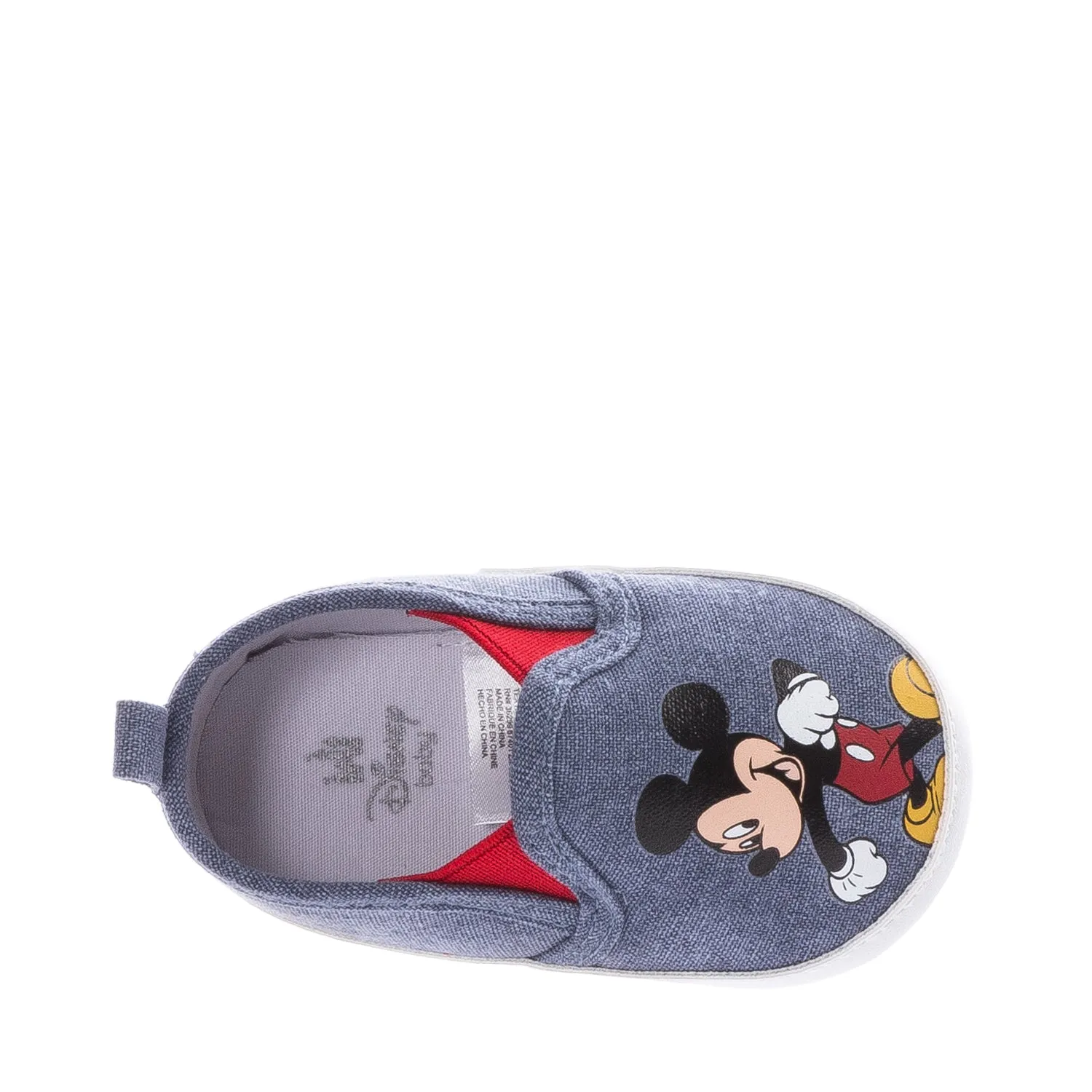 Mickey Mouse Printed Canvas Slip On - Infant