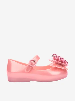 Mini Melissa Girls Sweet Love Fly II Shoes in Pink