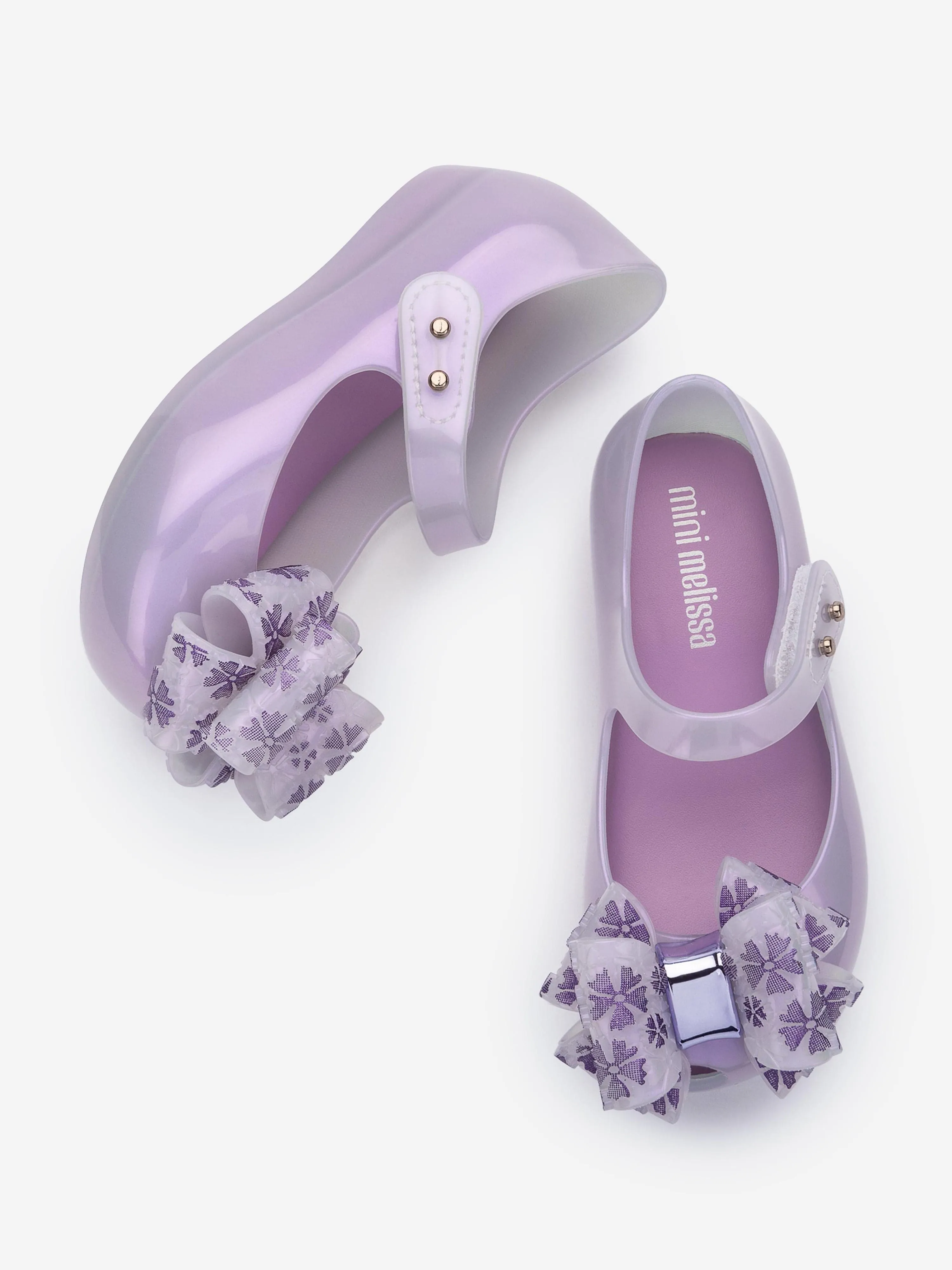 Mini Melissa Girls Ultragirl Sweet Shoes in Purple