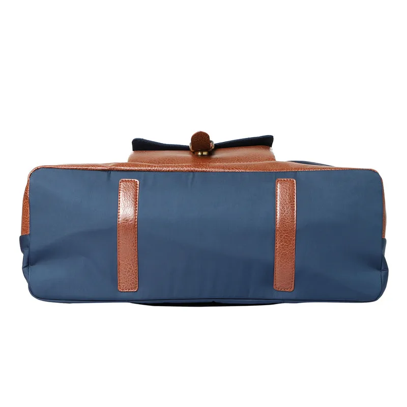 Mona B Unisex Duffel Gym Travel and Sports Bag: Milan Navy