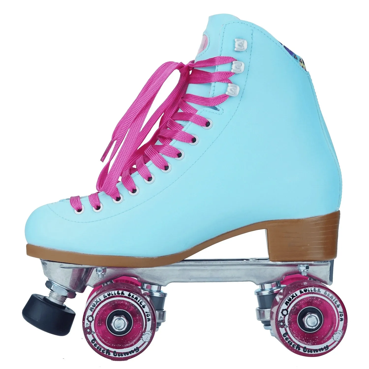 Moxi Beach Bunny Quad Roller Skate Medium - Blue Sky