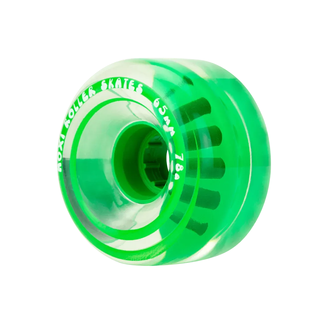 Moxi Gummy 78a 65mm Green Apple (Set of 8) Roller Skate Wheels