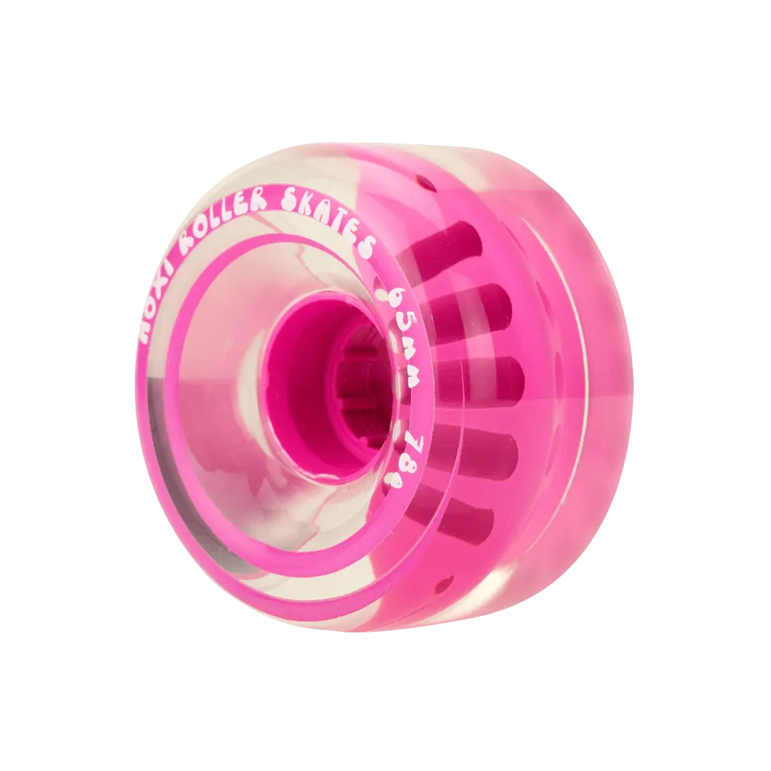 Moxi Gummy 78a 65mm Strawberry Pink (Set of 8) Roller Skate Wheels