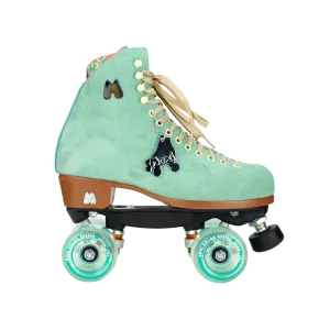 Moxi Lolly Floss Teal Roller Skate Complete - Floss - Size 8 or 10 Only - Super Sale