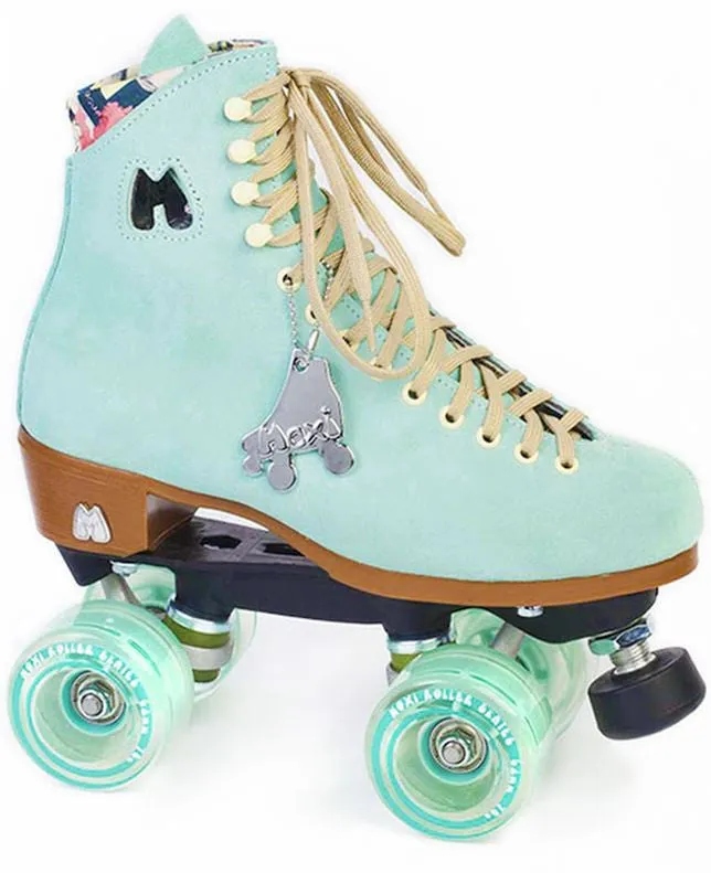 Moxi Lolly Floss Teal Roller Skate Complete - Floss - Size 8 or 10 Only - Super Sale