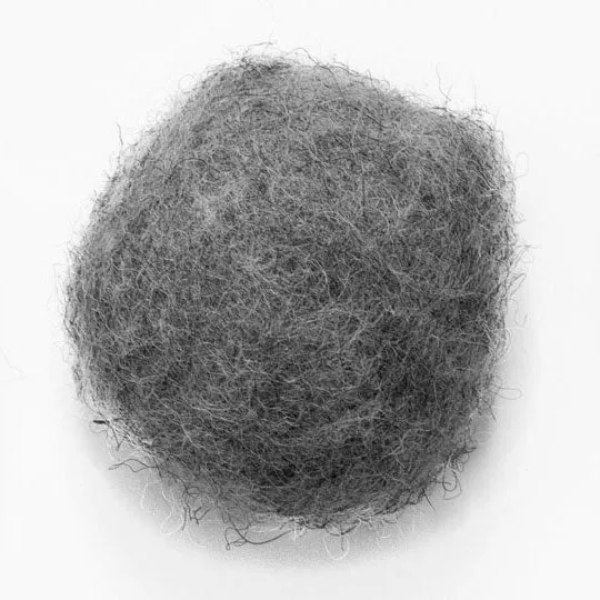 Natural grey - Bergschaf Tyrollean wool for wet felting