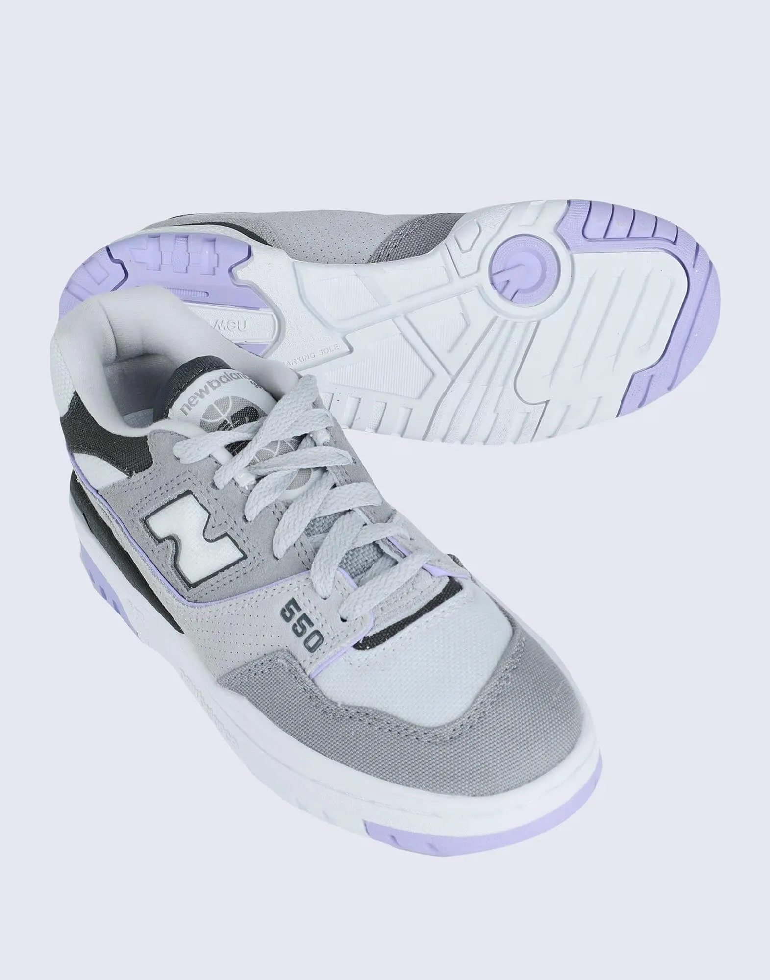 New Balance 550 sneakers, light gray